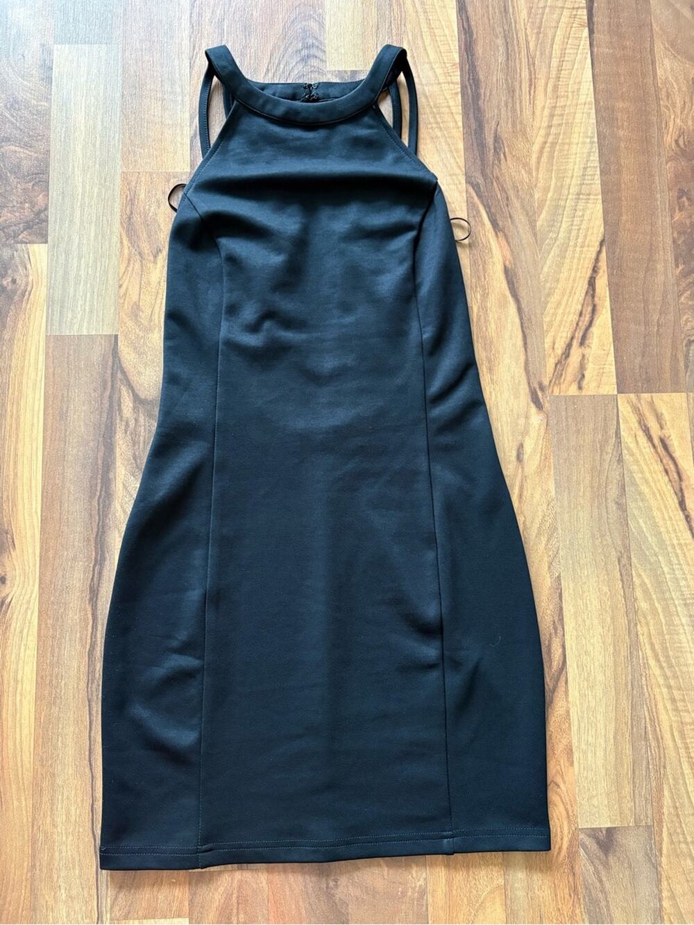 Akira Chicago Women's Black Halter Mini Dress Size S